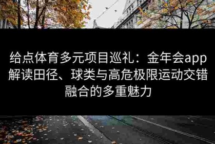 给点体育多元项目巡礼：金年会app解读田径、球类与高危极限运动交错融合的多重魅力